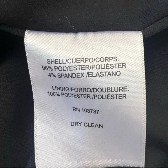 Donna Morgan Black Flutter Sleeve Sheath Dress B6/19 - Picture 13 of 16